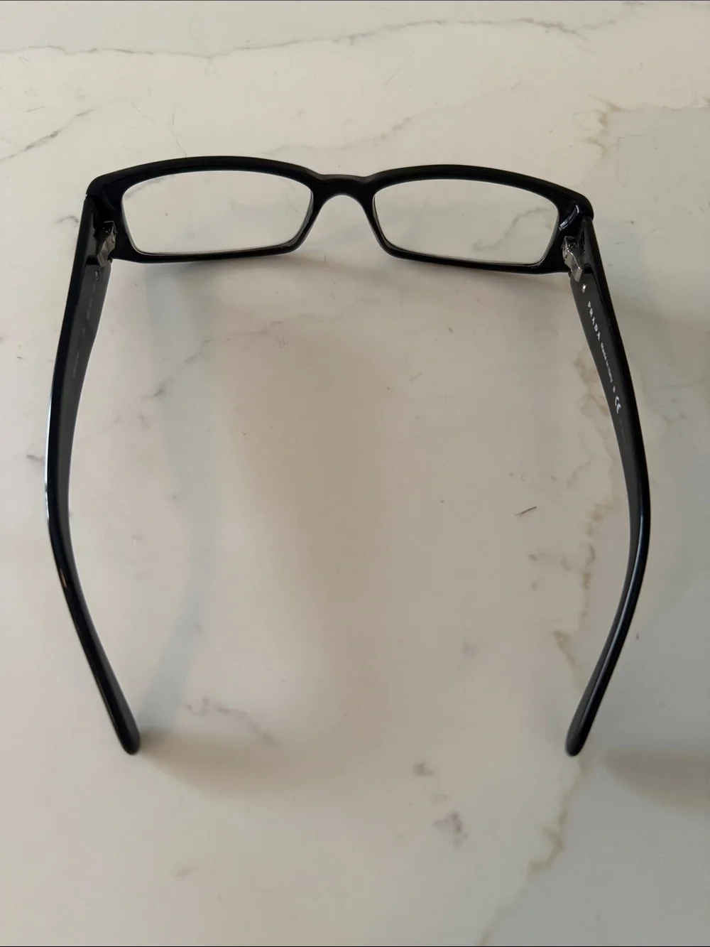 Prada Black Rectangular Glasses VPR 22M